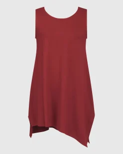 Women Alembika Plus<Essential Sleeveless Tunic Top, Plum