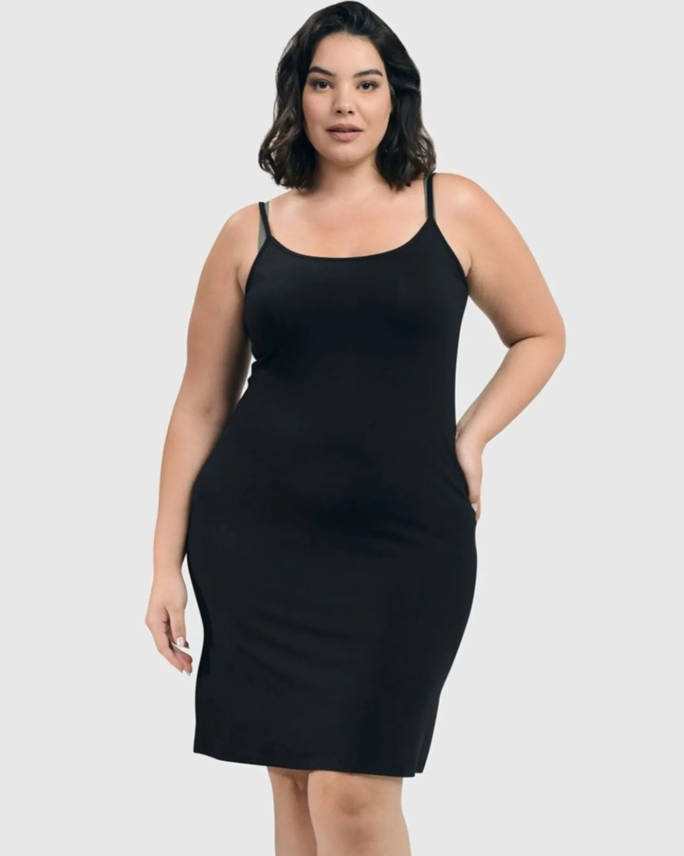 Women Alembika Dresses<Essential Slip Dress, Black