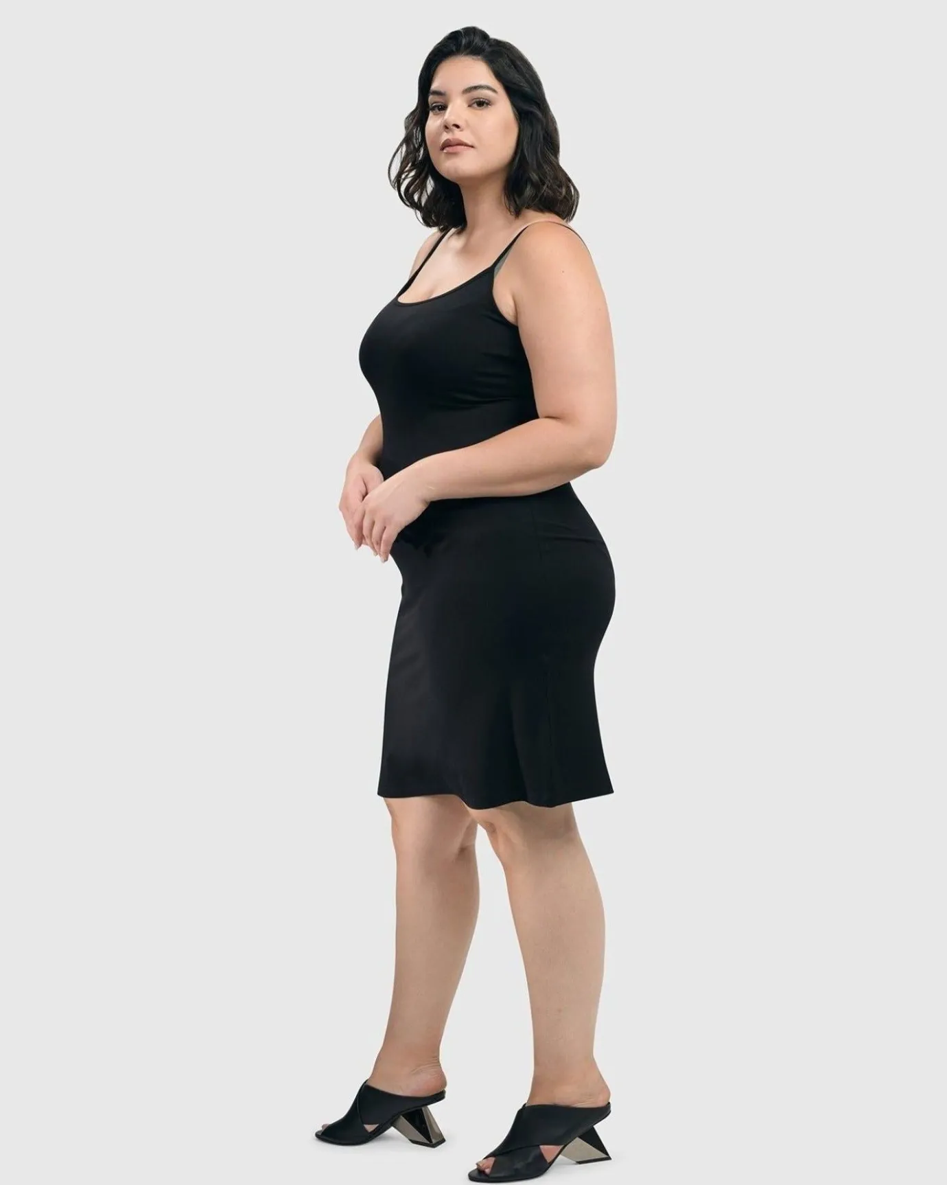 Women Alembika Dresses<Essential Slip Dress, Black