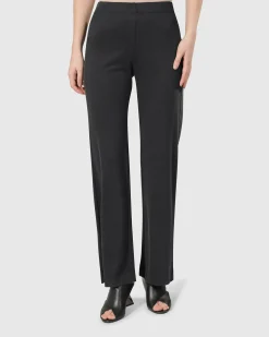 Women Alembika Plus<Essential Straight Leg Pants, Charcoal
