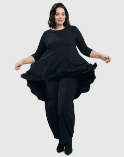 Women Alembika Tops & Tunics<Essential Swing Tunic Top, Black