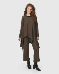 Women Alembika Plus<Essential Swing Tunic Top, Brown