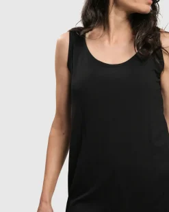 Women Alembika Plus<Essential Tank Top, Black