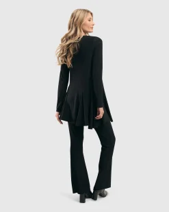 Women Alembika Pants & Skirts<Essential Tekbika Bootcut Leggings, Black