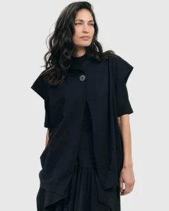 Women Alembika Plus<Essential Tekbika Go-To Vest Jacket, Black