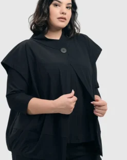 Women Alembika Plus<Essential Tekbika Go-To Vest Jacket, Black