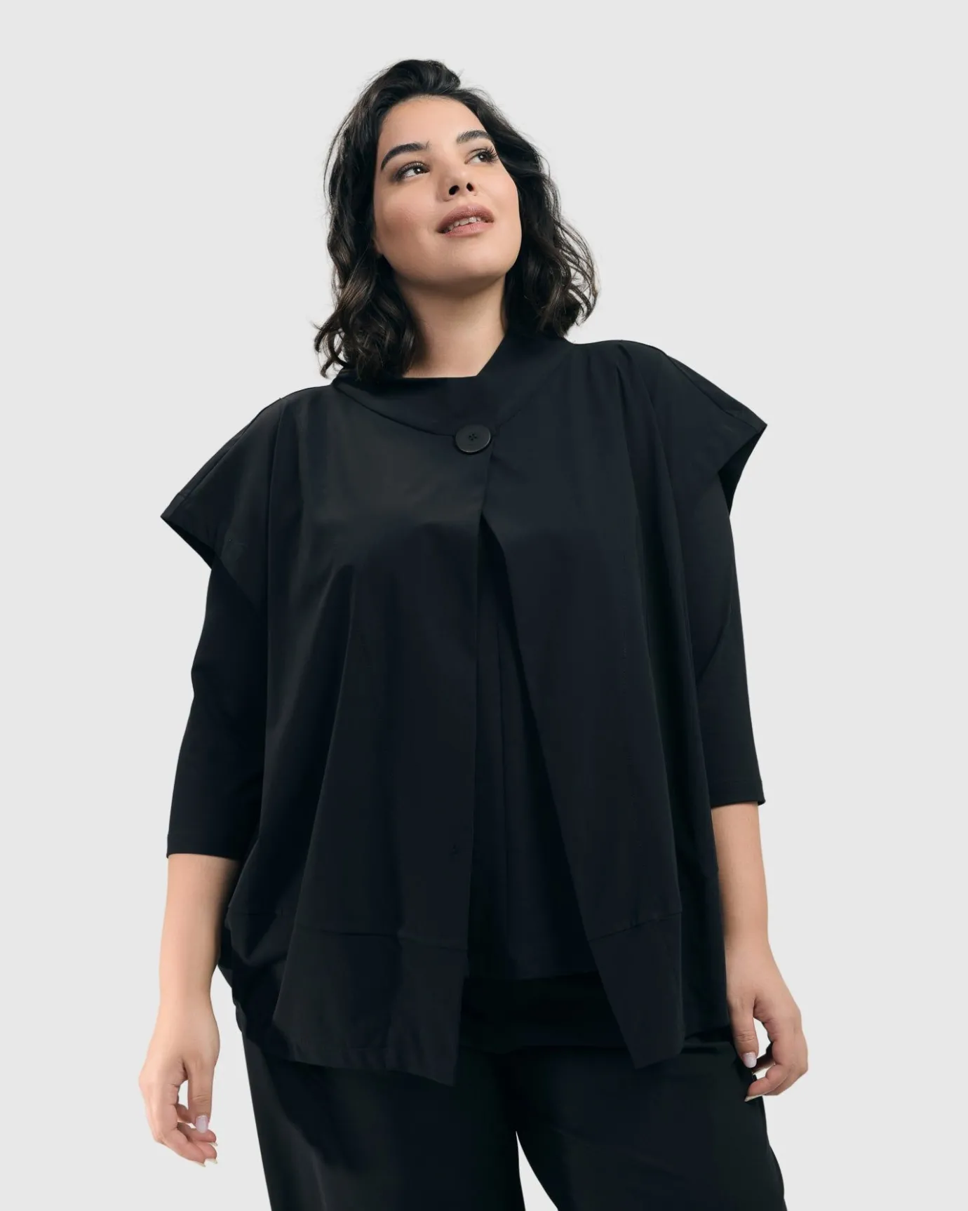 Women Alembika Plus<Essential Tekbika Go-To Vest Jacket, Black