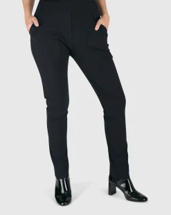 Women Alembika Plus<Essential Tekbika J-Pocket Slim Pants, Black