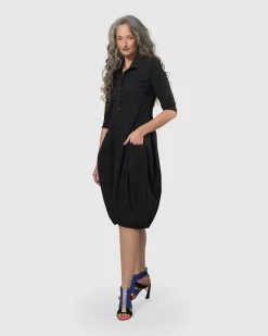 Women Alembika Plus<Essential Tekbika Signature Pocket Dress, Black