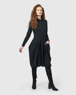 Women Alembika Plus<Essential Tekbika Signature Pocket Dress, Black