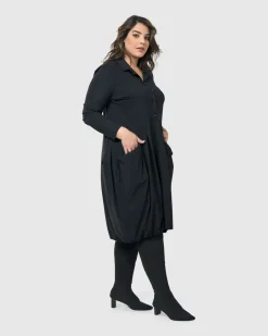 Women Alembika Plus<Essential Tekbika Signature Pocket Dress, Black
