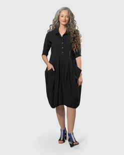 Women Alembika Plus<Essential Tekbika Signature Pocket Dress, Black