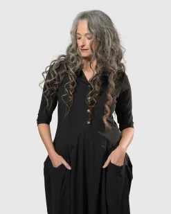 Women Alembika Dresses<Essential Tekbika Signature Pocket Dress, Black