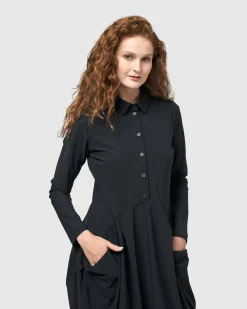 Women Alembika Dresses<Essential Tekbika Signature Pocket Dress, Black