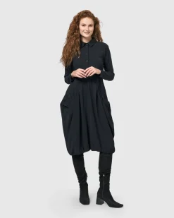 Women Alembika Dresses<Essential Tekbika Signature Pocket Dress, Black