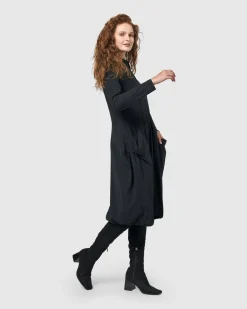 Women Alembika Dresses<Essential Tekbika Signature Pocket Dress, Black