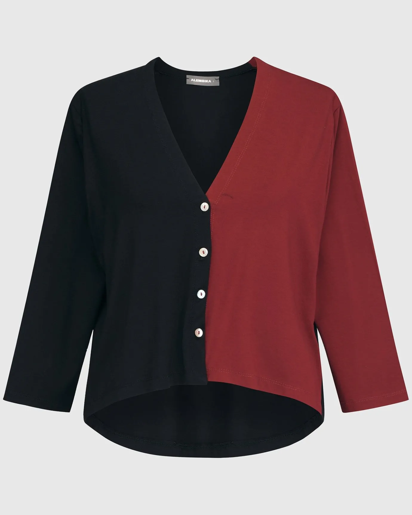 Women Alembika Jackets<Essential 2-Tone Crop Cardigan, Plum
