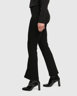 Women Alembika Plus<Essential Toned Up Flare Pants, Black