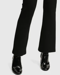 Women Alembika Plus<Essential Toned Up Flare Pants, Black