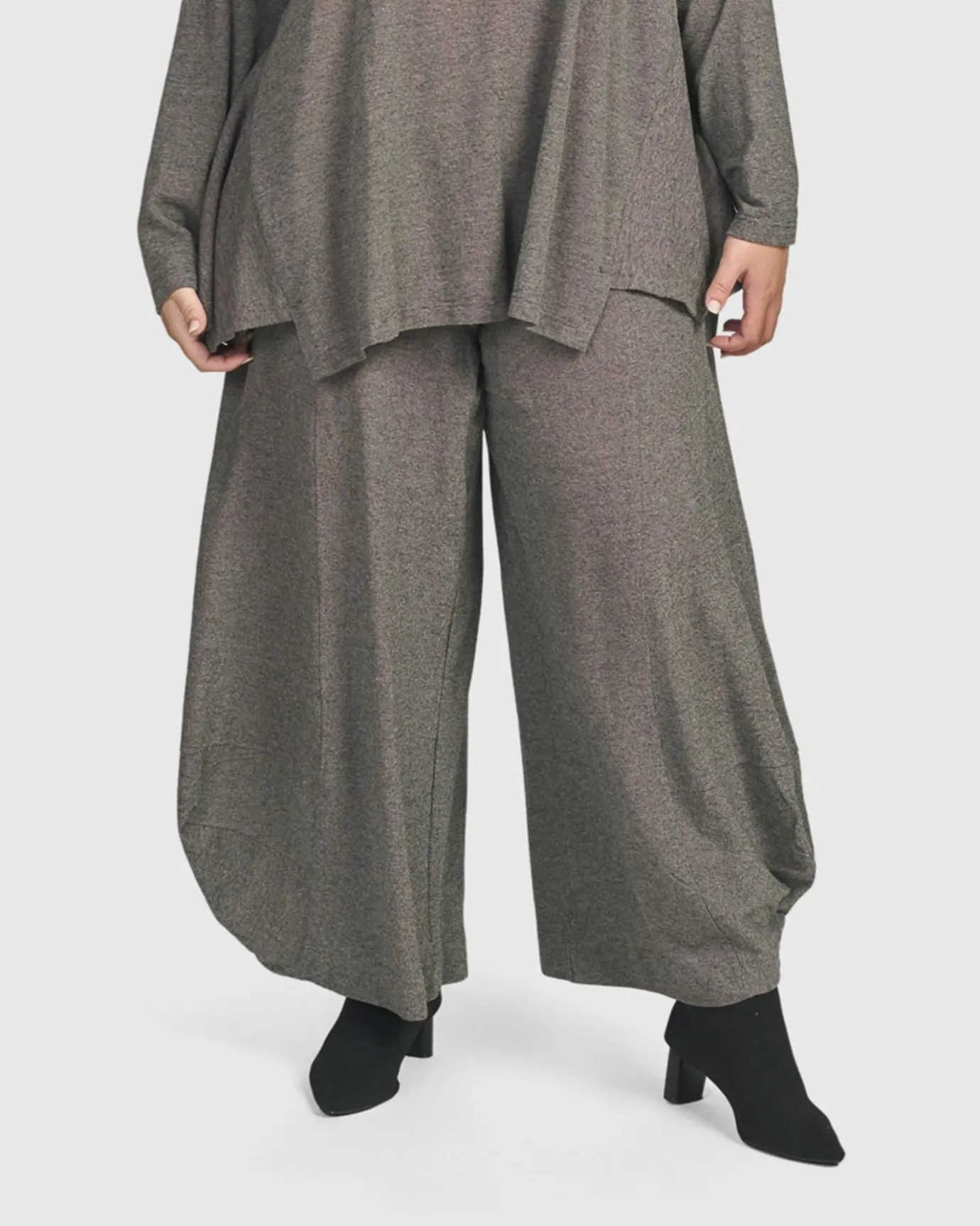 Women Alembika Plus<Essential Toned Up Punto Pants, Fog