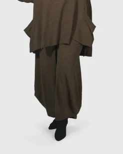 Women Alembika Pants & Skirts<Essential Toned Up Punto Pants, Brown