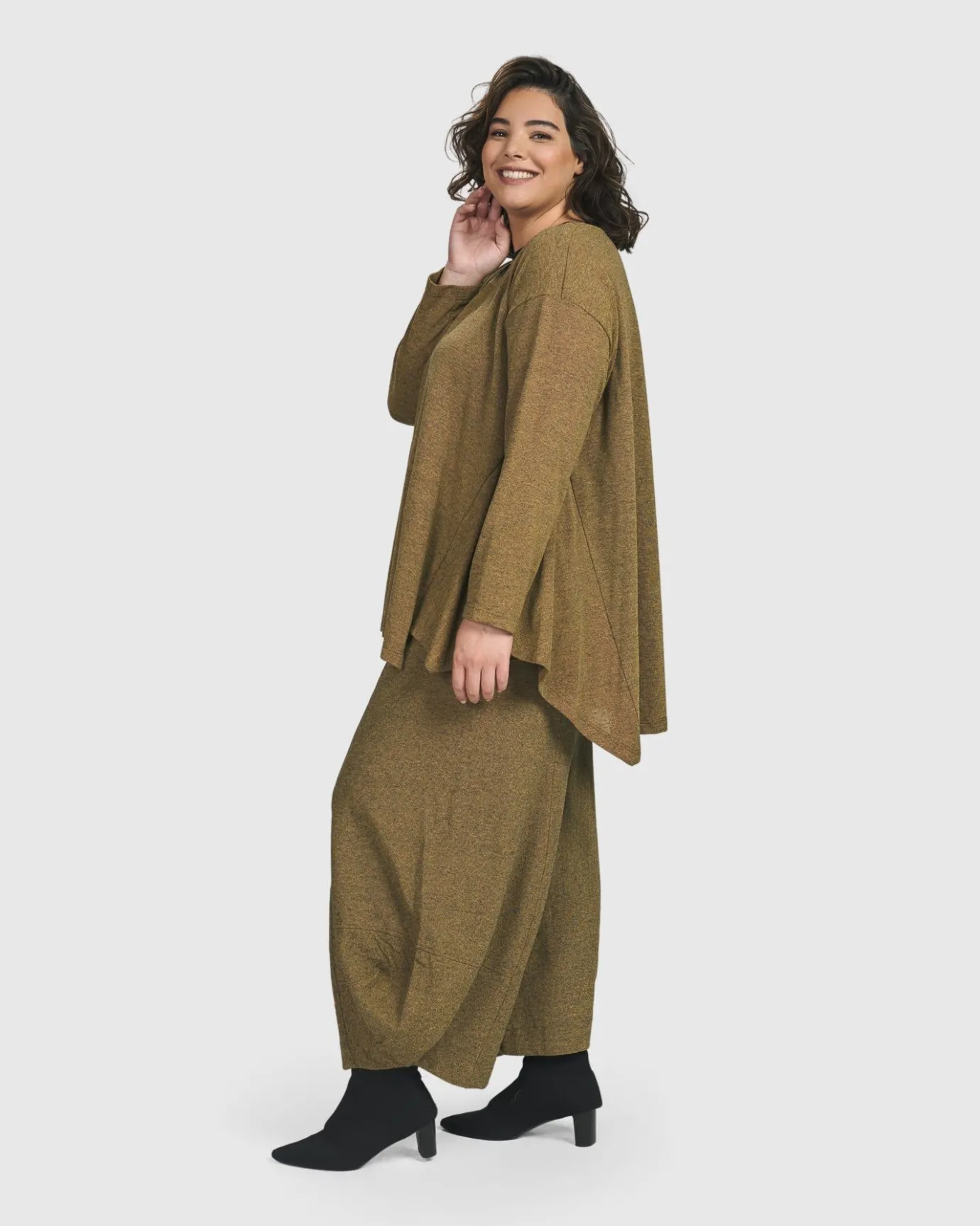 Women Alembika Plus<Essential Toned Up Punto Pants, Honey