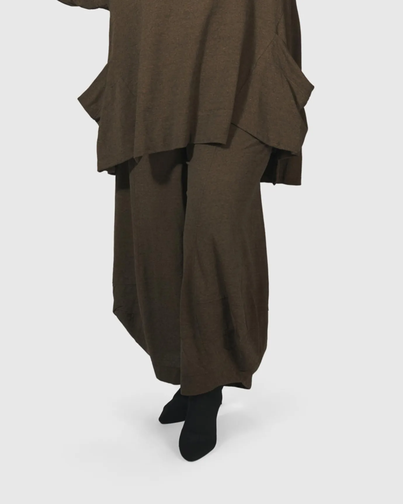 Women Alembika Plus<Essential Toned Up Punto Pants, Brown