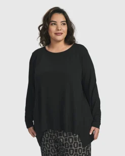 Women Alembika Plus<Essential Ultimate Top, Black