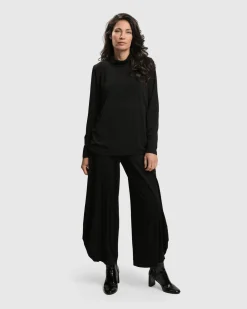 Women Alembika Tops & Tunics<Essential Ultimate Turtleneck Top, Black