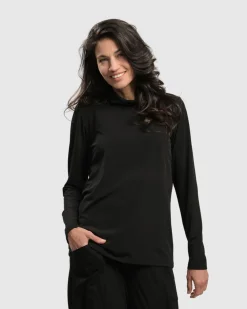 Women Alembika Plus<Essential Ultimate Turtleneck Top, Black