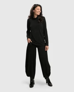 Women Alembika Plus<Essential Ultimate Turtleneck Top, Black