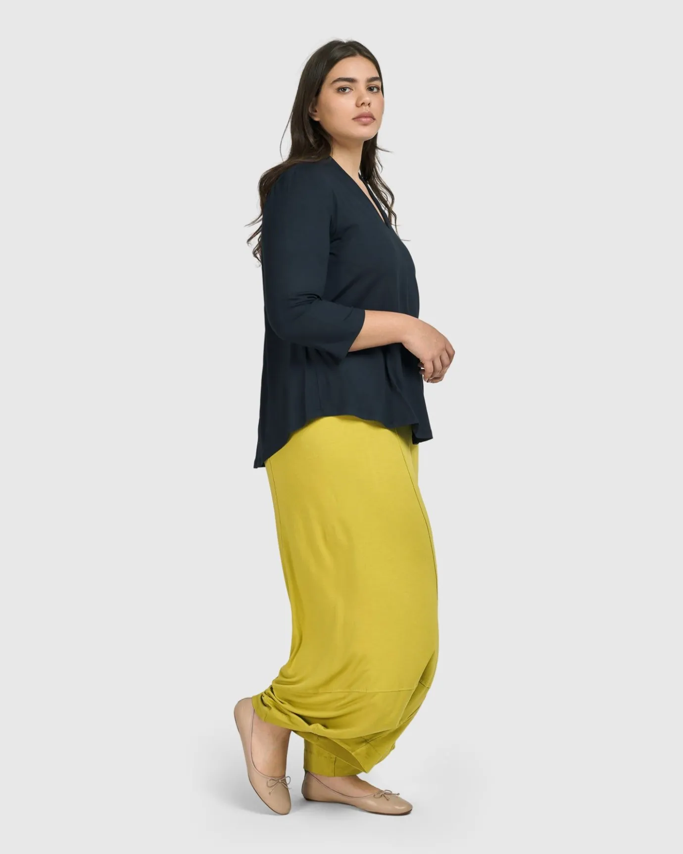 Women Alembika Tops & Tunics<Essential V-Neck Top, Ocean