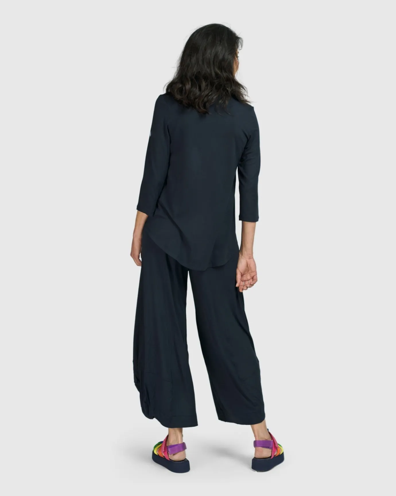 Women Alembika Tops & Tunics<Essential V-Neck Top, Ocean