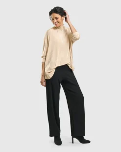 Women Alembika Tops & Tunics<Fawn Mockneck Top, Nude