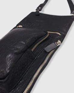 Women Alembika Bags & Pouches<Flat Stash Pouch Bag, Black