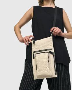 Women Alembika Bags & Pouches<Flat Stash Pouch Bag, Ivory