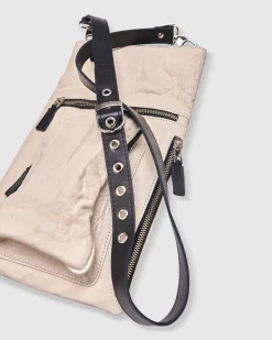 Women Alembika Bags & Pouches<Flat Stash Pouch Bag, Ivory