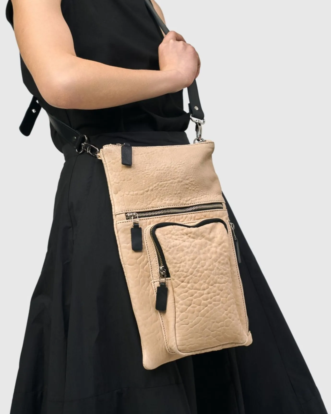 Women Alembika Bags & Pouches<Flat Stash Pouch Bag, Nude