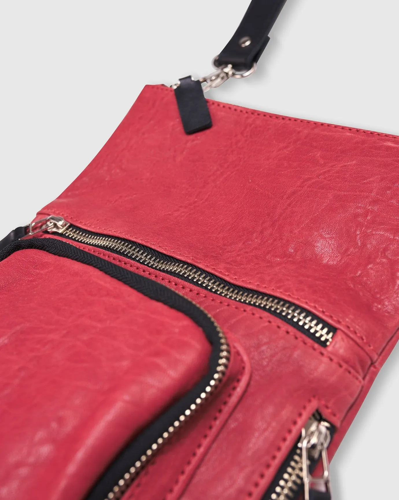 Women Alembika Bags & Pouches<Flat Stash Pouch Bag, Vermillion