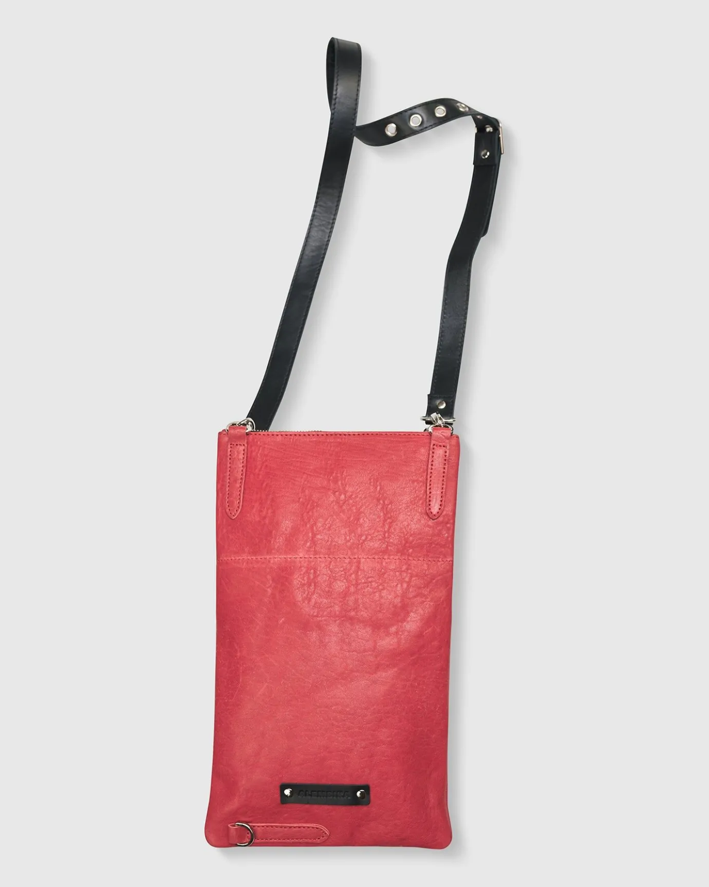 Women Alembika Accessories<Flat Stash Pouch Bag, Vermillion