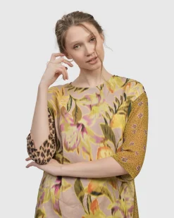 Women Alembika Plus<Fleur De Lis Shift Dress, Lilly