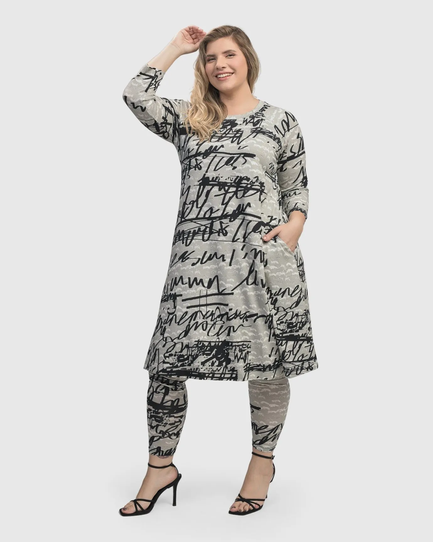 Women Alembika Dresses<Flirty A Line Dress, Script