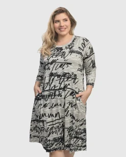 Women Alembika Dresses<Flirty A Line Dress, Script