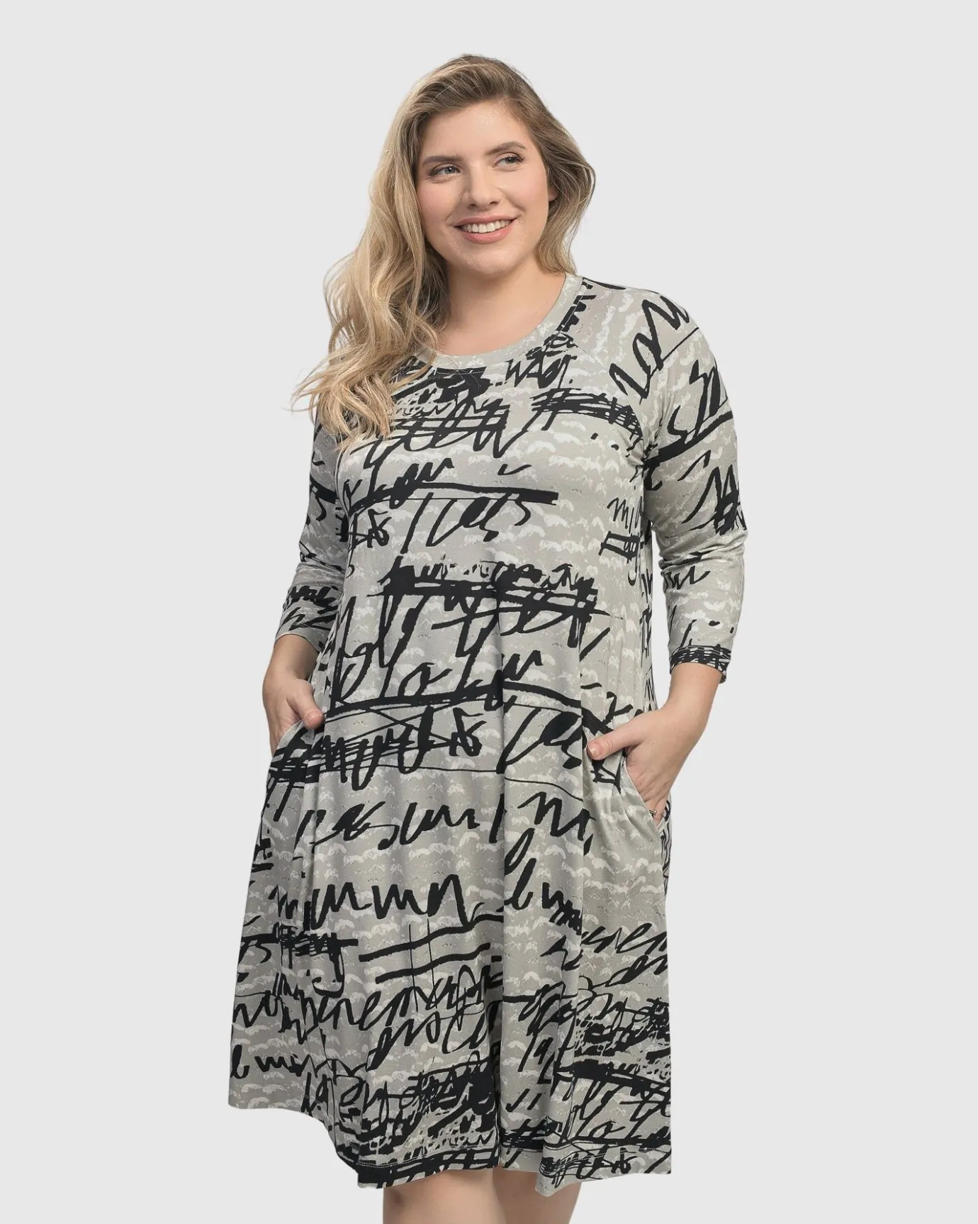 Women Alembika Dresses<Flirty A Line Dress, Script