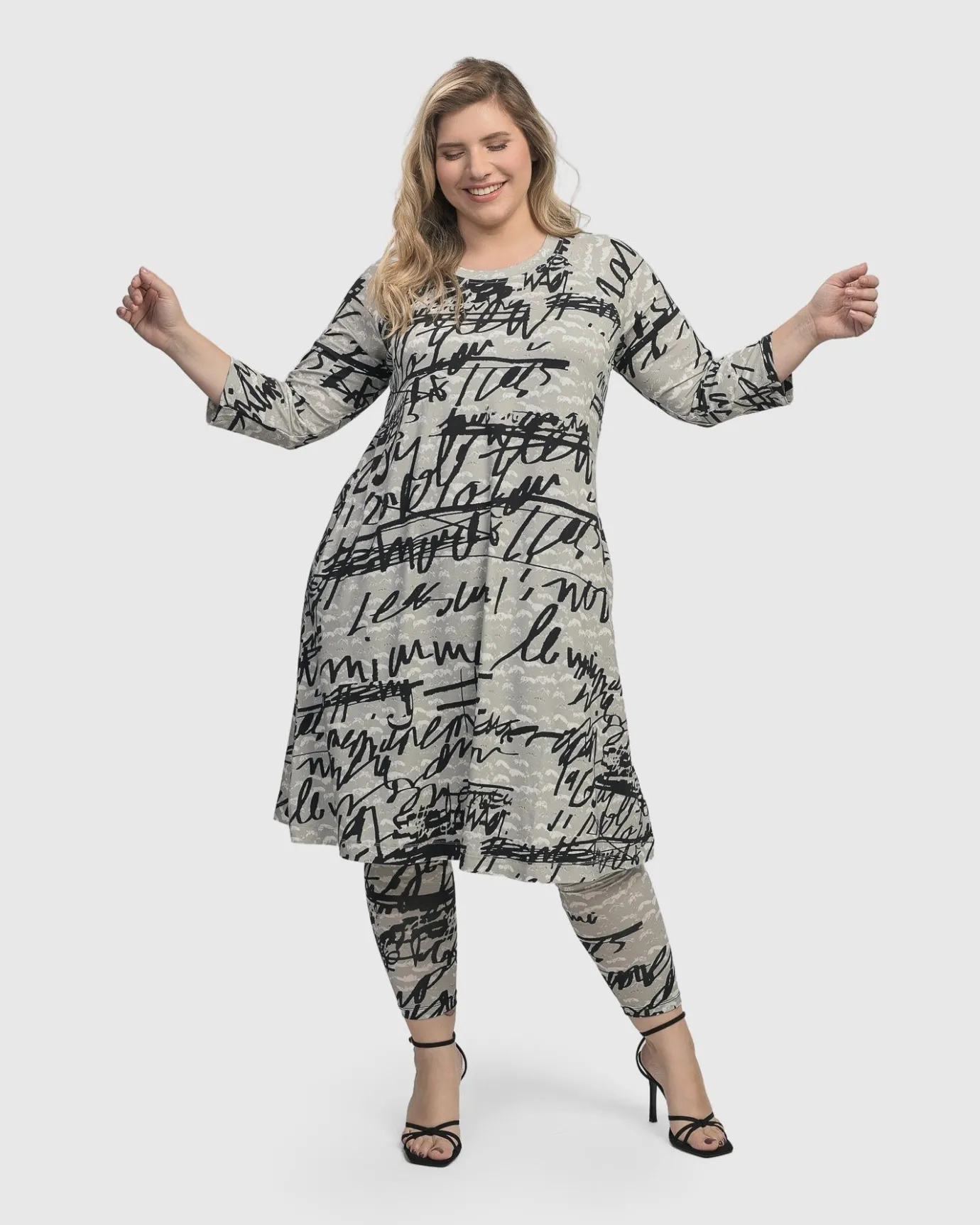 Women Alembika Pants & Skirts<Flirty Leggings, Script