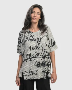 Women Alembika Tops & Tunics<Flirty Swing T-Shirt, Script