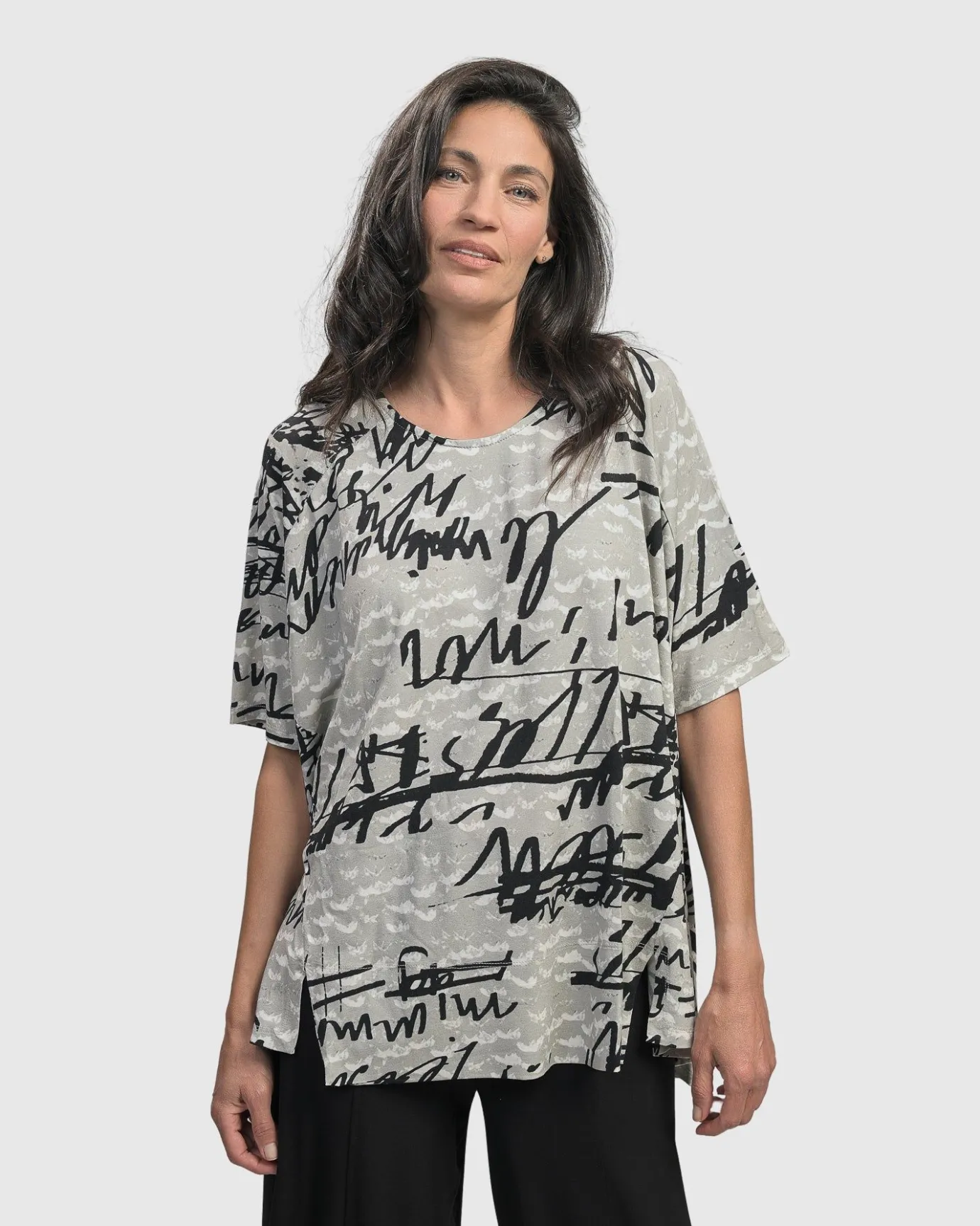 Women Alembika Tops & Tunics<Flirty Swing T-Shirt, Script