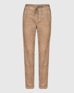 Women Alembika Plus<Floral Iconic Stretch Jeans, Gold Wash