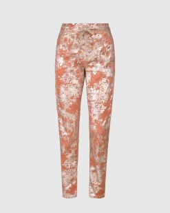 Women Alembika Plus<Floral Iconic Stretch Jeans, Rust