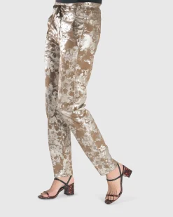 Women Alembika Plus<Floral Iconic Stretch Jeans, Coffee